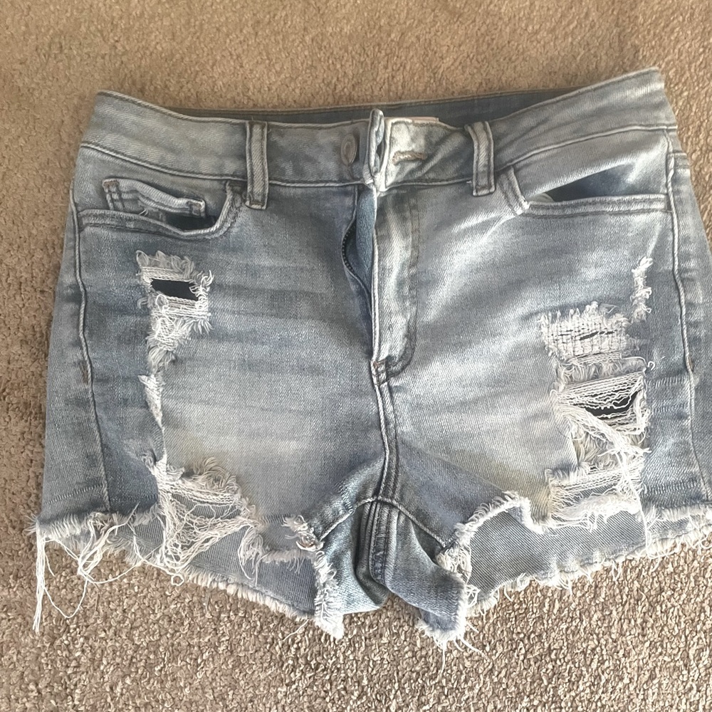 Womens cutoff high rise shorts size 7